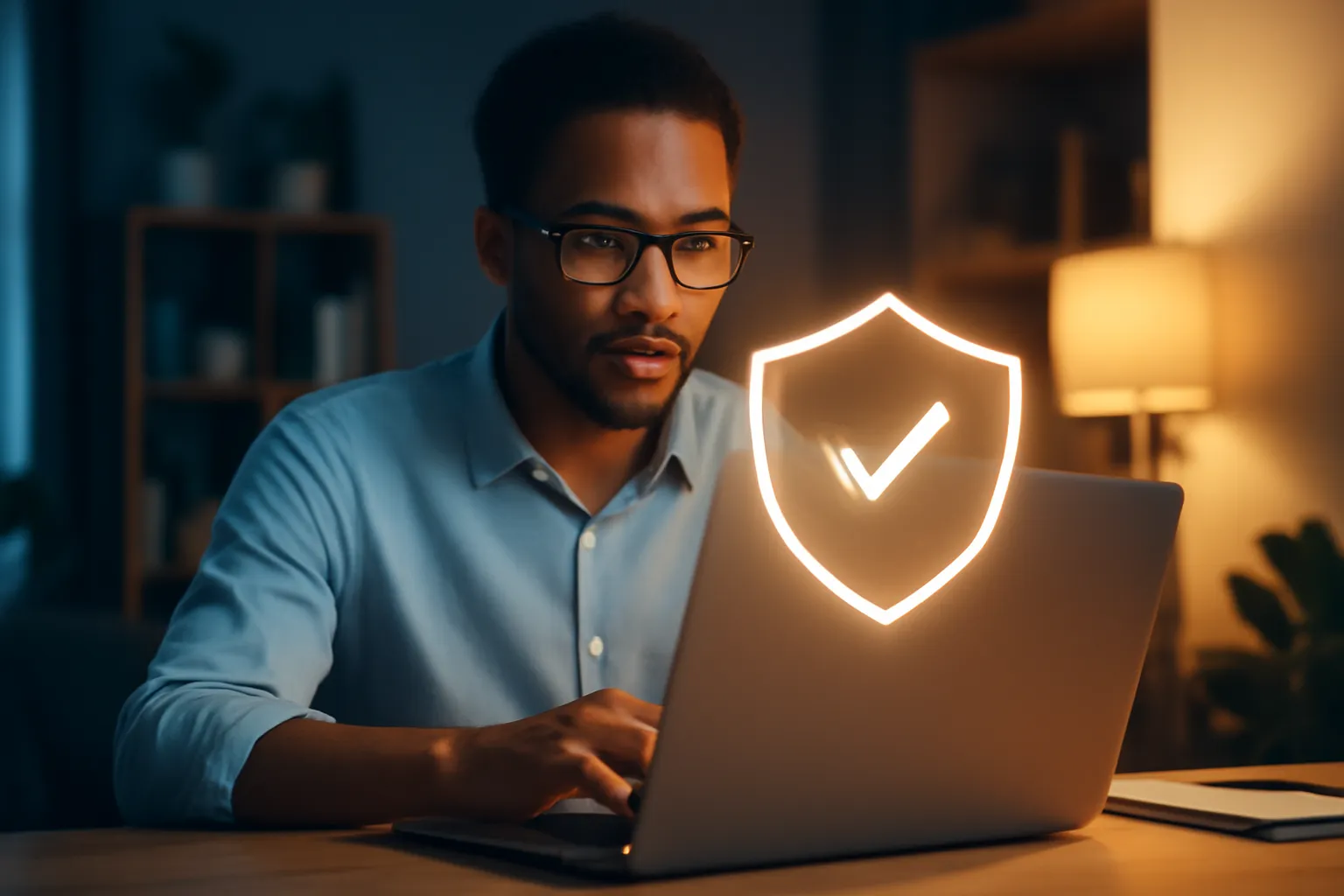 Illustration de la protection et securite en ligne sur les sites de rencontre