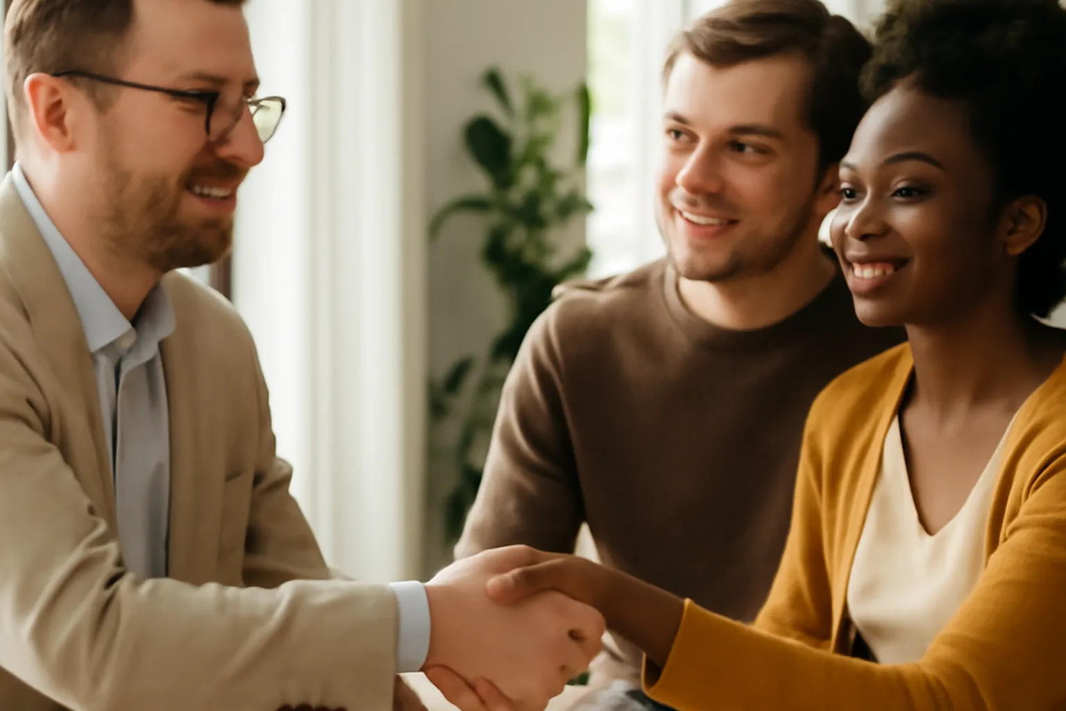 Vérification de documents et échange contractuel entre une conseillère et ses clients
