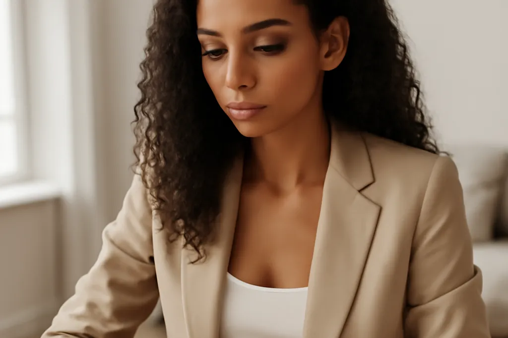 Femme adulte élégante consultant un calendrier et des documents de préparation de mariage