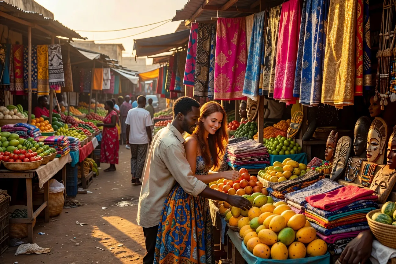 Voyage à Dakar : marché coloré et rencontres familiales